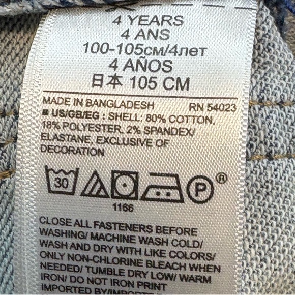 Baby Gap 1969 Denim Slim Jeans with Adjustable Waist Tabs | Size 4 - Picture 7 of 7